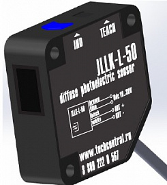 Датчик оптический самообучающийся диффузионного типа JLLK-L-50 от Techcentral